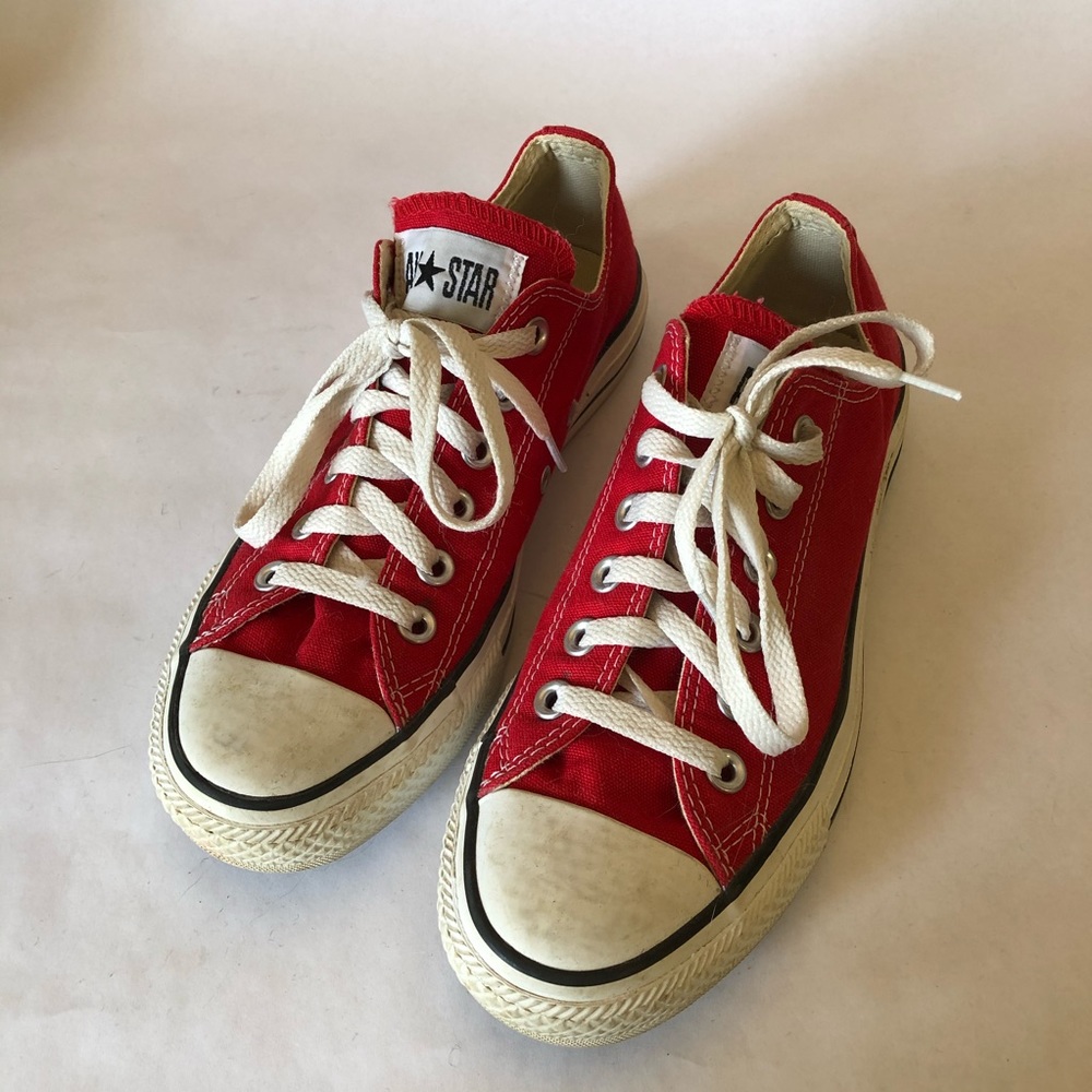 Red Converse Sneakers
